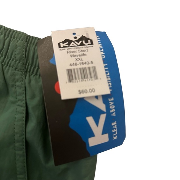 Swim Trunks KAVU Mens XXLarge Hybrid River Shorts Mesh Lined Hiking - Picture 5 of 11
